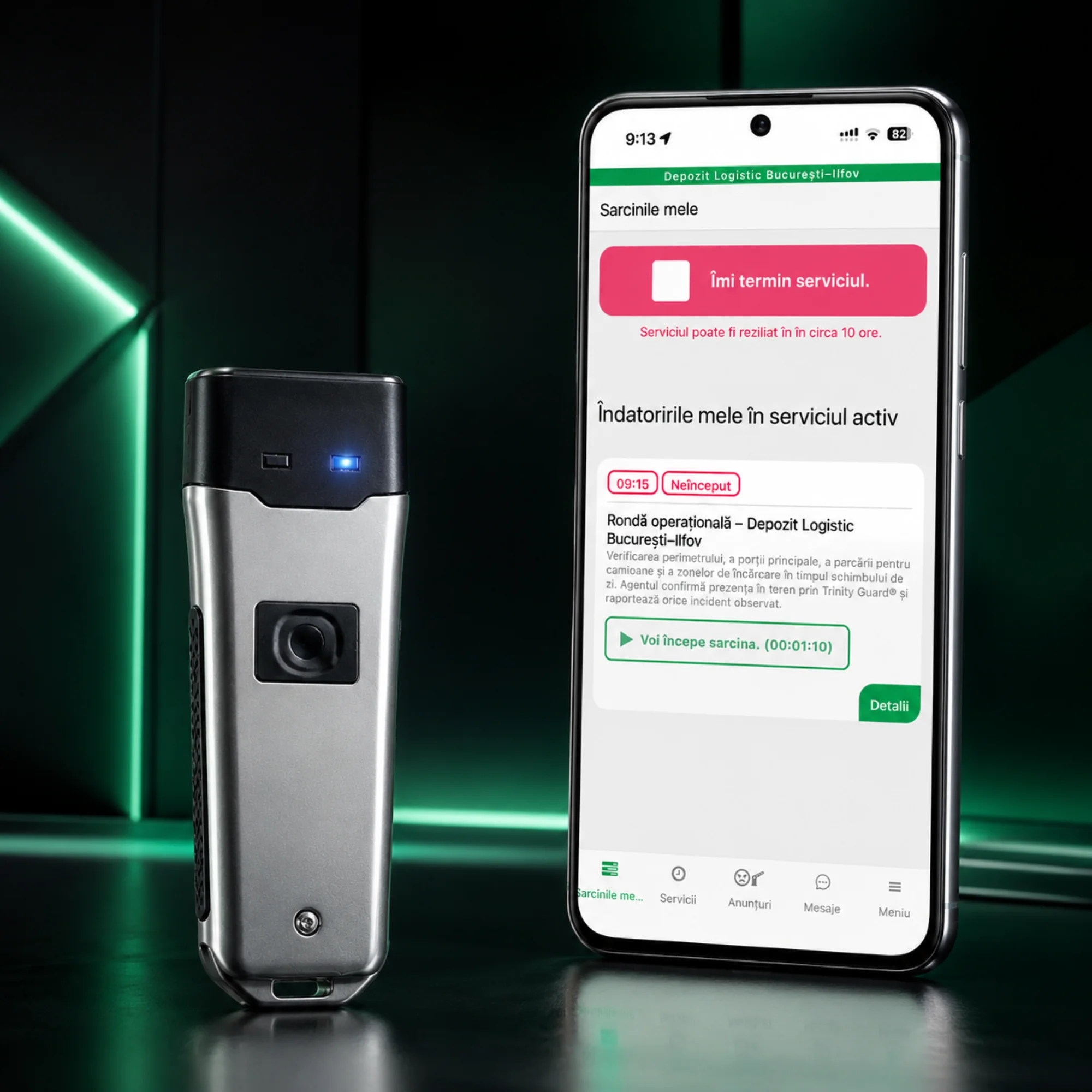 Control rond modern vs verificare tradițională a turului de patrulă cu aplicația Trinity Guard